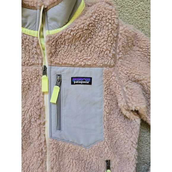 Patagonia Classic Retro-X Jacket Shroom Taupe Windproof Outdoor Fuzzy Coat XS - Picture 3 of 8